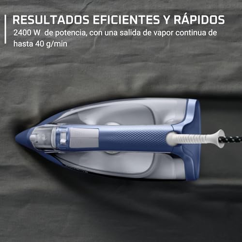 Rowenta Effective +, Plancha de vapor especial principiantes, 2400W, Golpe de vapor de 120 g/min, Función de vapor automático, Función antigoteo, Suela acero inoxidable antiarañazos, DX1636D1 3 Rowenta Effective +, Plancha De Vapor Especial Principiantes, 2400w, Golpe De Vapor De 120 G/min, Función De Vapor Automático, Función Antigoteo, Suela Acero Inoxidable Antiarañazos, Dx1636d1