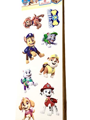 Paw Patrol Set de 8 Vinilos Decorativos Removibles miniatura 1