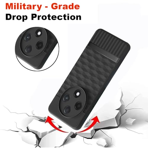 Image of Shockproof Case for Oppo F27 Pro 5G / F27 Pro Plus 5G | Full Camera Protection | TPU Flexible Back Cover for Oppo F27 Pro 5G / F27 Pro Plus 5G (Matte Black)