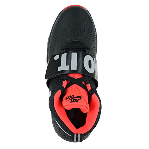 Nike AQ9977-001: Team Hustle D8 JDI (GS) Black Reflect Crimson Sneakers (6.5 M US Big Kid)4