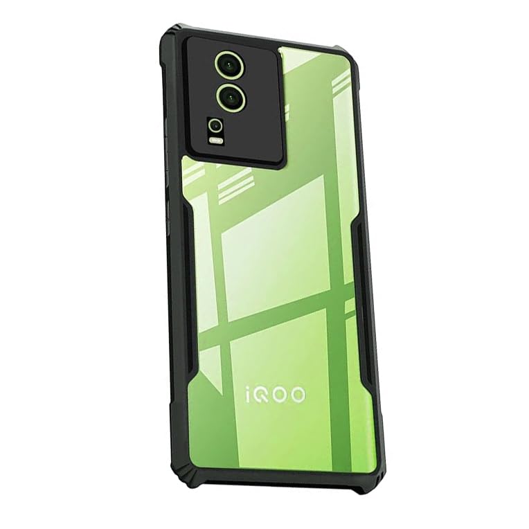 COBERTA Back Cover for IQOO Neo 7 5G Back Cover Case - Black Transparent (B0CGD95FSD) Amazon Price History, Amazon Price Tracker