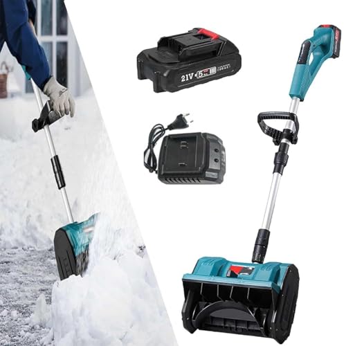 Outil de nettoyage de neige domestique sans fil avec pelle électrique de 33 cm