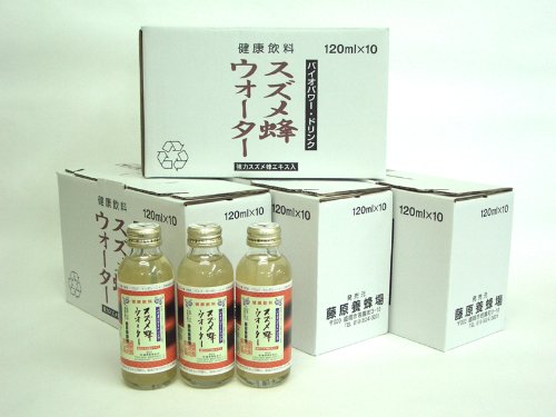 Amazon.co.jp: スズメ蜂ウォーター 120ml×40本 本店より直送 : 食品