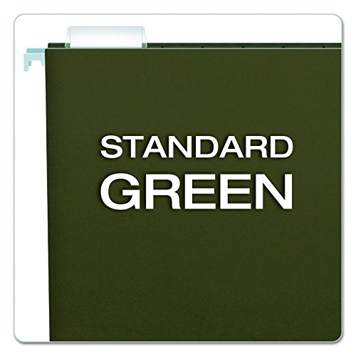 Pendaflex Hanging File Folders, Legal Size, Standard Green, 25 Per Box, 1/5-Cut Tabs, Lighter Interior to Prevent Misfiles, for Office, School, and Home Organization image 5