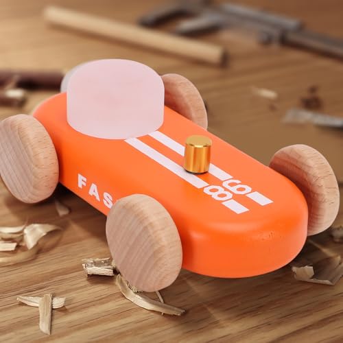 Lámpara de mesa nocturna de madera Luocute con batería recargable miniatura 4