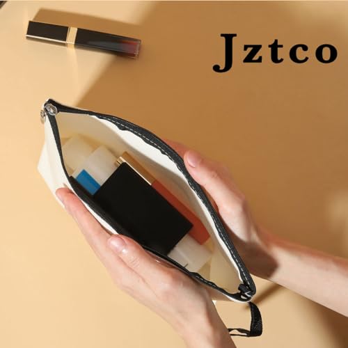 Jztco Skeleton Funny Makeup Bag Skull Gifts for Women Female Her Mom Wife Best Friend Daughter Aunt Niece Humor Sarcastic Toiletry Bag Mothers Day Graduation Birthday Gifts Floral Cosmetic Bag3