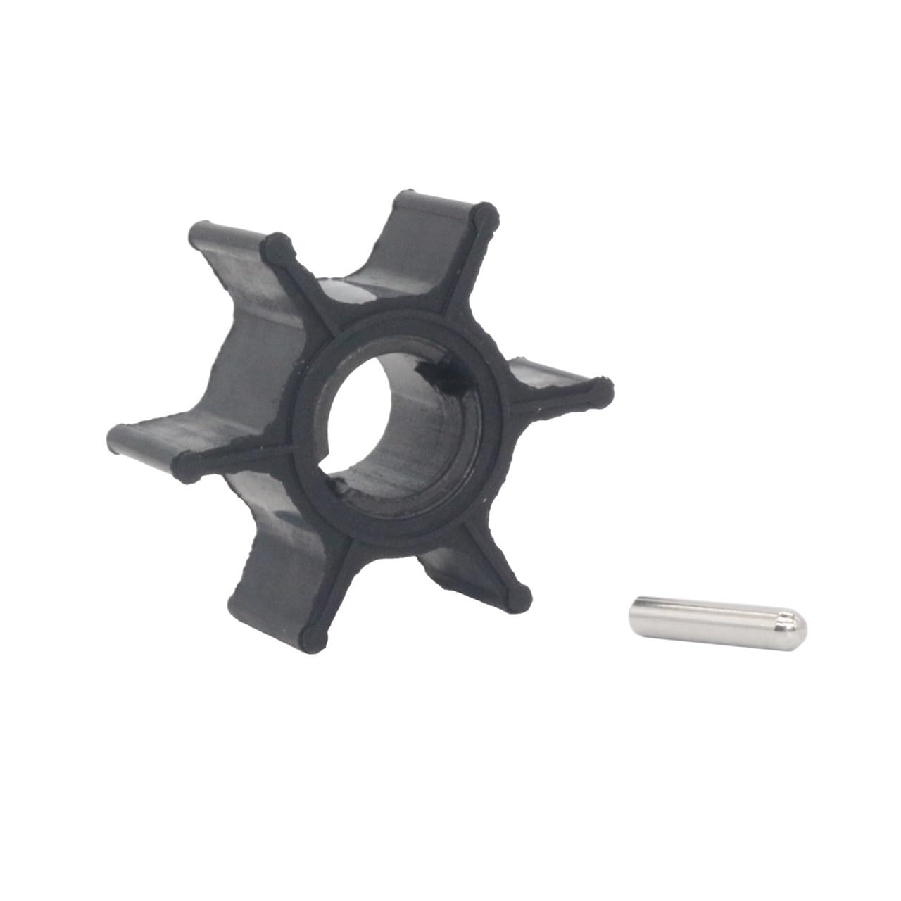 Turbine de pompe à eau avec goupille pour moteur hors-bord Suzuki 2.5 CV 2 temps