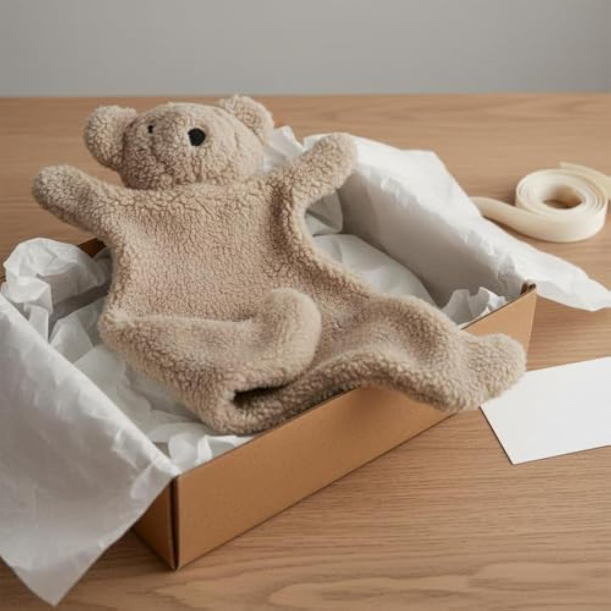 Soothing Bear Sleep Buddy Lovey Blanket, Coral Fleece