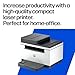 HP LaserJet M234sdw Wireless Black & White Multi-function Printer | 1 Year Limited Warranty | 2-Sided Printing | Dual-band WI-FI with self-reset Auto-On/Off technology | Print, Scan and Copy