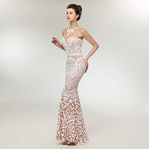 Women's Mermaid Dress Bridesmaid Dress Evening Dress Party Prom Gown - Image 8