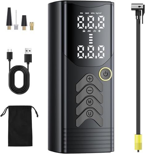 Tire Inflator Portable Air Compressor, 150PSI Auto...