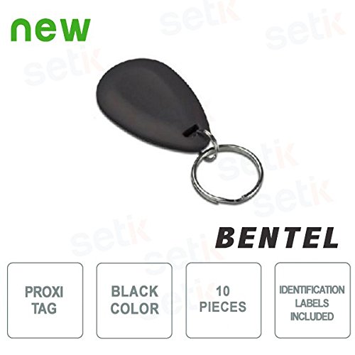 10x Tag di prossimità - Colore Nero - Bentel