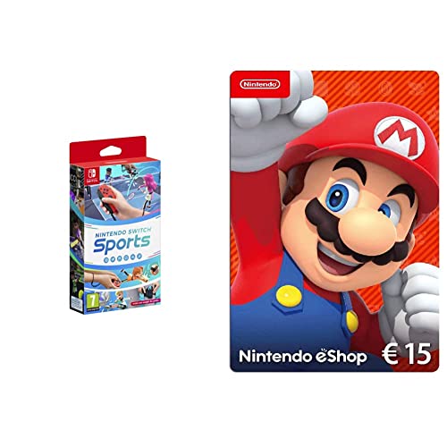 Nintendo Switch Sports avec carte eShop 15 EUR pour bouger chez soi