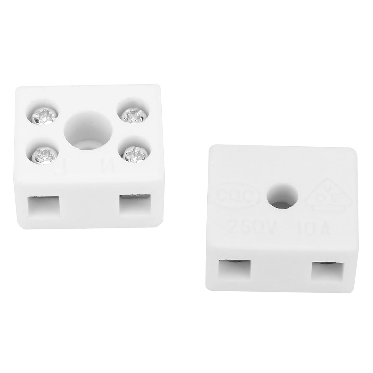 5 Pezzi 15 A Terminali in Ceramica Connettore in Porcellana Morsettiera Connettore Per Cavi Morsetti Per Cablaggio in Ceramica a 5 Fori Resistenti Alle Alte Temperature