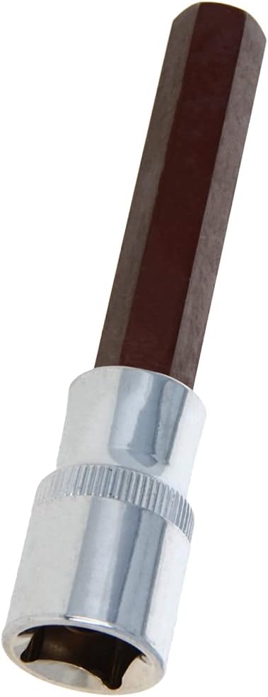 Auniwaig Hex Bit Socket 1/2"Drive x 12mm long (H12) Sockets S2 Alloy Steel Bits & Cr-V 1pcs