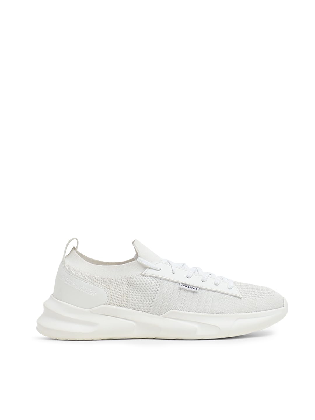 JACK&JONES White Knit Lace-Up Sneakers (B0CRDJ984K) Amazon Price History, Amazon Price Tracker