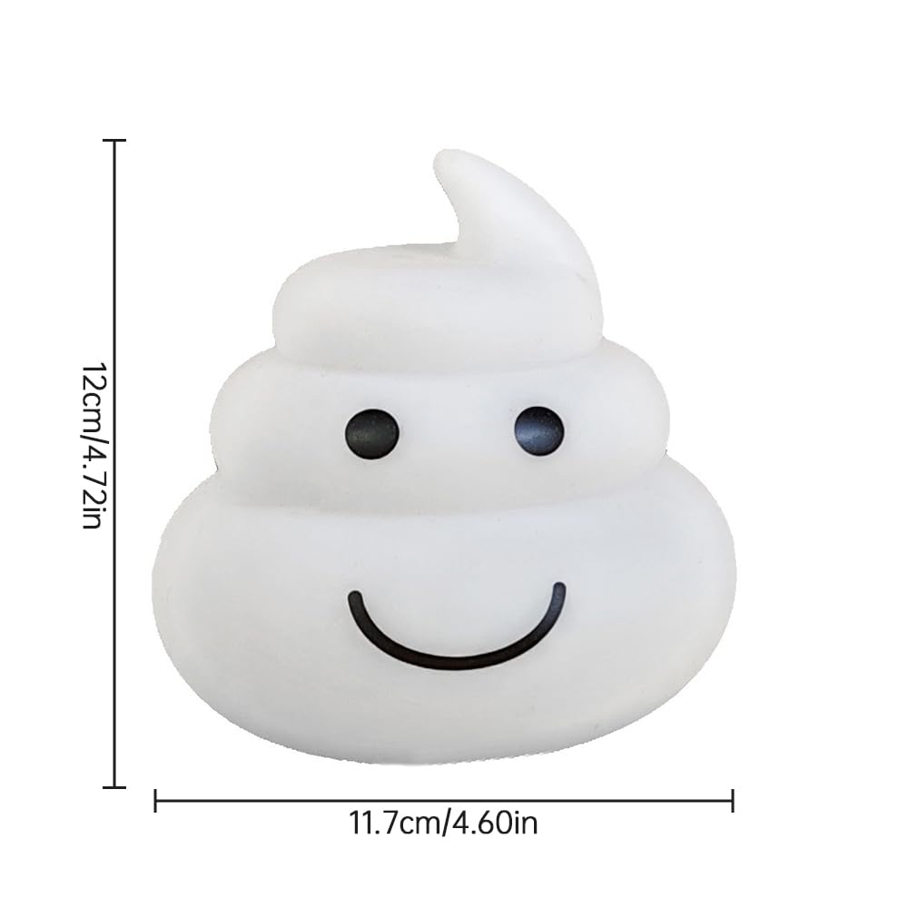 Niedliches LED-Nachtlicht mit Kotze, 3er-Pack, Emotions-Nachtlampe für Kinder, Kleinkinder, Babys, Kinderzimmer, 3 Helligkeitsstufen, kabellos, tragbar, wiederaufladbar, weiches Silikon