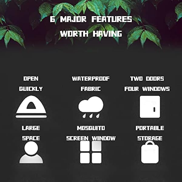 Tent Pop Up 4 Man Insect Proof,Waterproof Tenting Sturdy and Practical Large Tents for Camping for Camping Hiking Picnic Garden