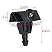Andy's Orchids 2Pcs Car Front Windshield Washer Nozzles,Replacement Wiper Water Spray Nozzle For Nissan TIIDA 2005-2010 Auto Accessories