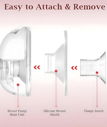 Image of 6Pcs Spectra Breast Pump Flange Inserts, Breast Pump Flange Sizing Kit with Nipple Ruler, Compatible with Most Breast Pumps for Comfortable Pumping