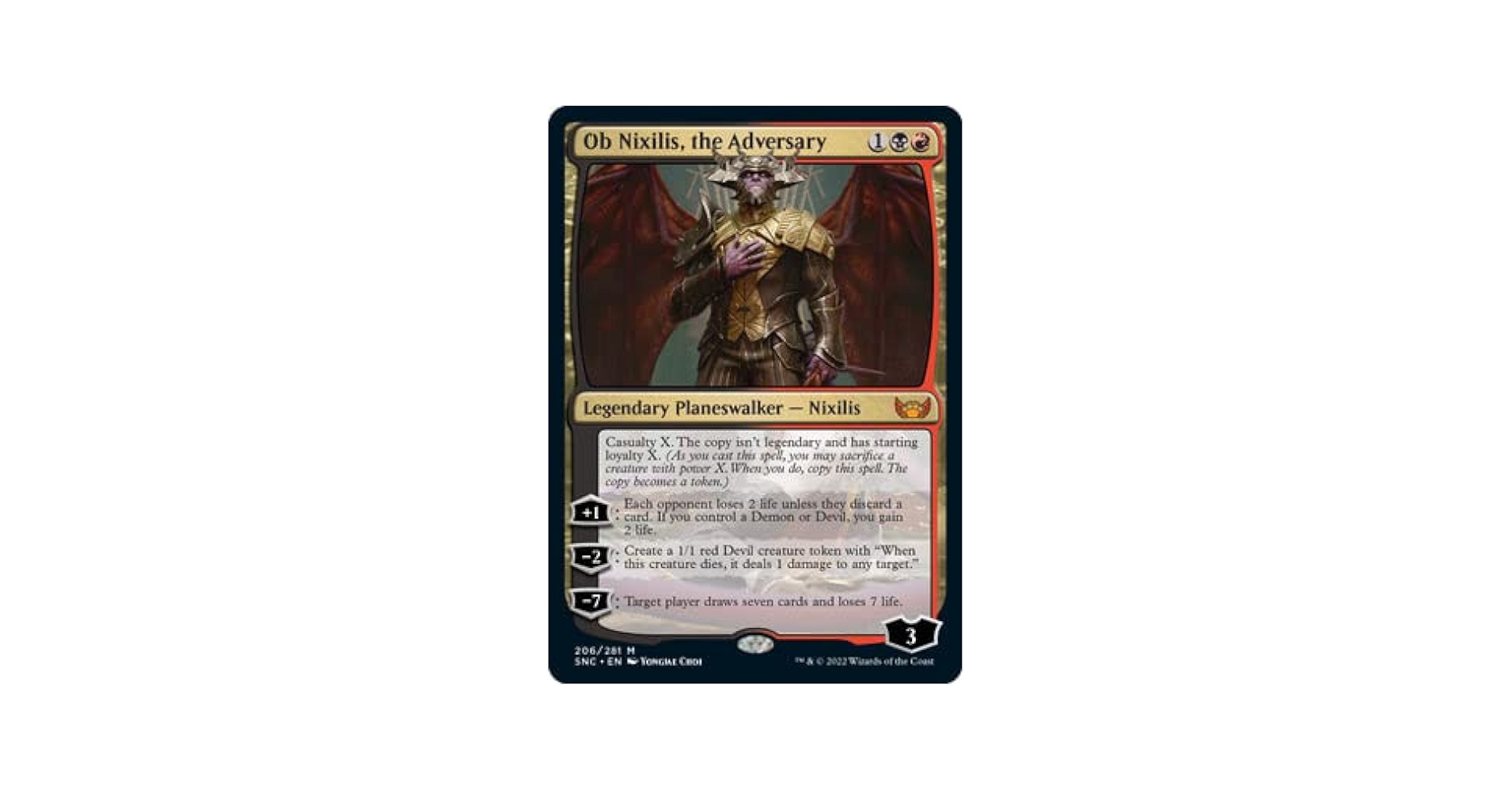 Magic: the Gathering - Ob Nixilis, The Adversary (206