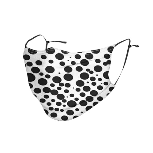 YYHWHJDE Pack de 5 mascarillas lavables para adultos, suaves, transpirables, ideales para camping, correr, viajes, uso diario, color blanco y negro