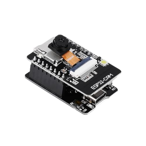 Ya en mundofriki.es: Diymore 1 Pieza para ESP32 USB C para ESP32 CAM Placa de Desarrollo, WLAN/Bluetooth,DC 5V Placa de Desarrollo de Doble núcleo con módulo de cámara 2640