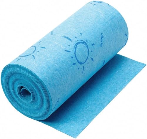 Vileda Professional Quick’n Dry Rollo Bayeta Esponja | Paño Limpieza Profesional Desechable/Reutilizable | Alta Absorción Wettex | Biodegradable | HACCP Cocina y Alimentación | 25 cm x 10 m Azul