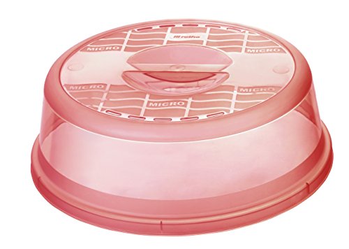 Preisvergleich Produktbild Rotho Mikrowellen-Abdeckhaube, Kunststoff, Rot