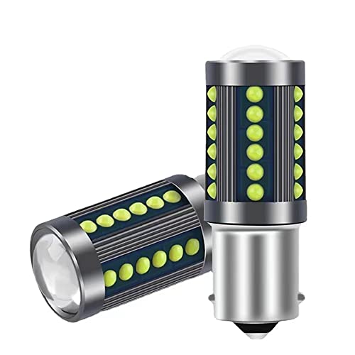 Image of Back Light,BA15s 1156 Single Point Reverse,DRL Tail Light LED Each Bulb 15 watts, Operating Voltage 12-24 volt All Car Pack of 2, White Color