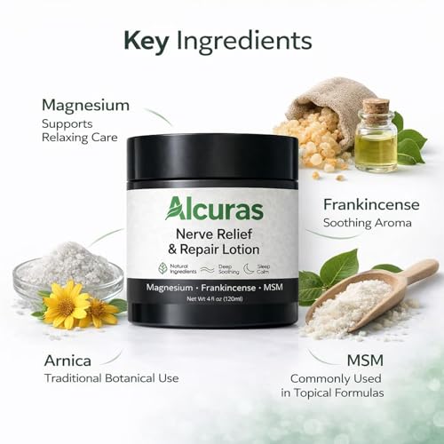 Alcura Neuropathy Lotion with Arnica & Magnesium - 4 oz