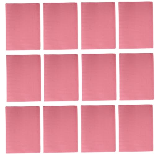 SHINEOFI Nappes Jetables pour Tatouage en Pulpe Rose, Double Couche Anti-infiltration, 20 Pièces, pour Tables de Tatouage et Nail Art