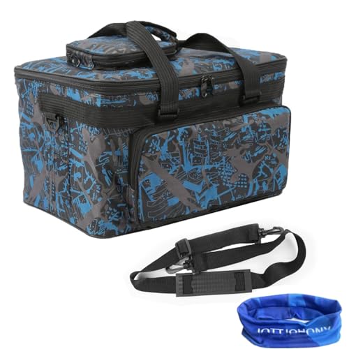 Image of Art Supplies Organizer Bag Craft Tool Storage Tote Arts and Crafts Carrying Case Artist Travel Carrier Bag with Headband Waterproof Paint Box Foldable For Drawing Sketch Painting Sewing Large Capacity