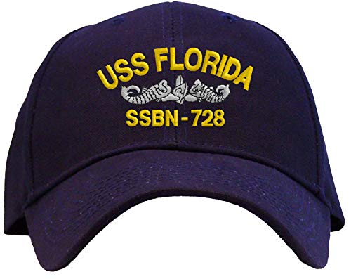 Gorra bordada USS Florida SSBN-728 miniatura 1