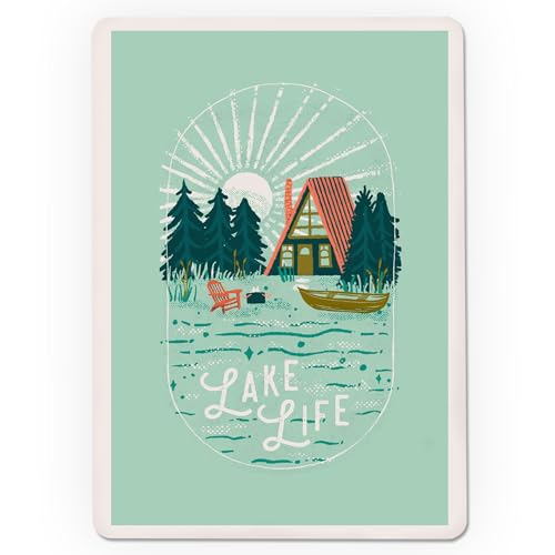 Lantern Press Lake Life Series Baraja de Poker 52 cartas miniatura 3