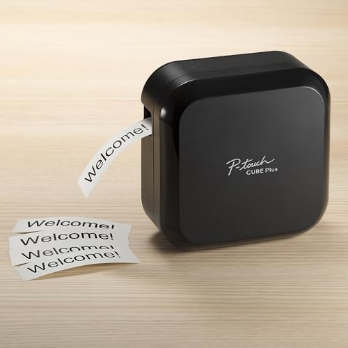 Brother P-touch CUBE Plus Bluetooth Label Maker (PT-P710BT), Black - image 9