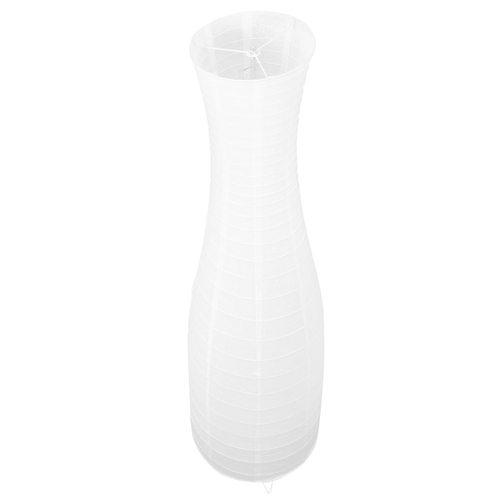 Abat-jour Surdimensionné en Papier Blanc pour Lampadaire sur Pied, Facile à Monter et Démonter, Décoration Délicate pour Salon et Chambre Lors de Fêtes
