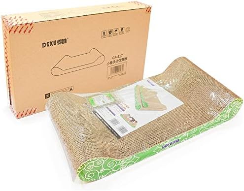 CP-417 Backless Cat Sofa Corrugated Paper Cat Scratch Board Grinding Claw Toy Size: 69.5x38.5x9.5cm