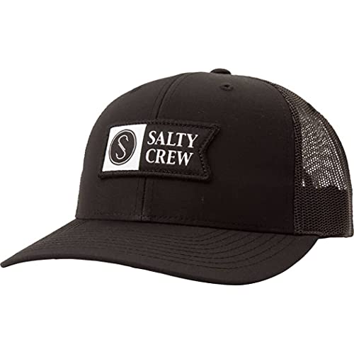 Salty Crew Pinnacle 2 Retro Trucker – Men's Cap, Mens, Cap, 35035347, Black, One Size