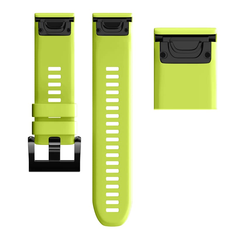Bracelet silicone Garmin Fenix 7X 6X 5X montre Quick Release Easyfit 26 22 mm