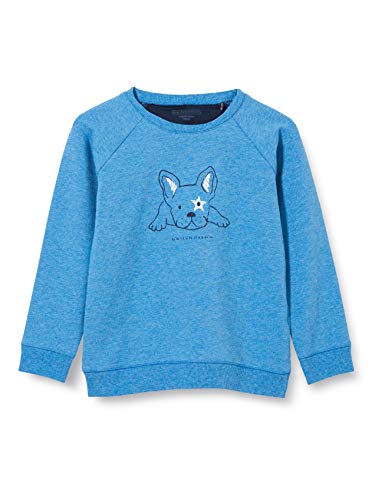 bellybutton Baby-Jungen Sweatshirt T-Shirt, Hydra Melange|Blue, 74