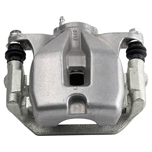 Image of TRQ Rear Brake Pad and Rotor Set Ceramic Coated Rotors Calipers Compatible with 2008-2012 Toyota Highlander
