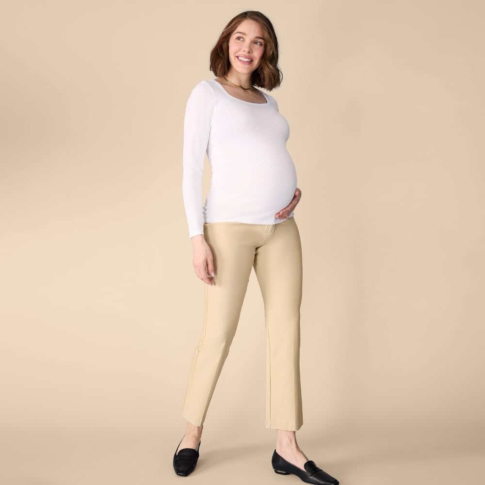 Motherhood Maternity Damen Jeans Super Stretch Secret Fit Over The Belly Skinny Ankle Length Jeans Indigo Blue