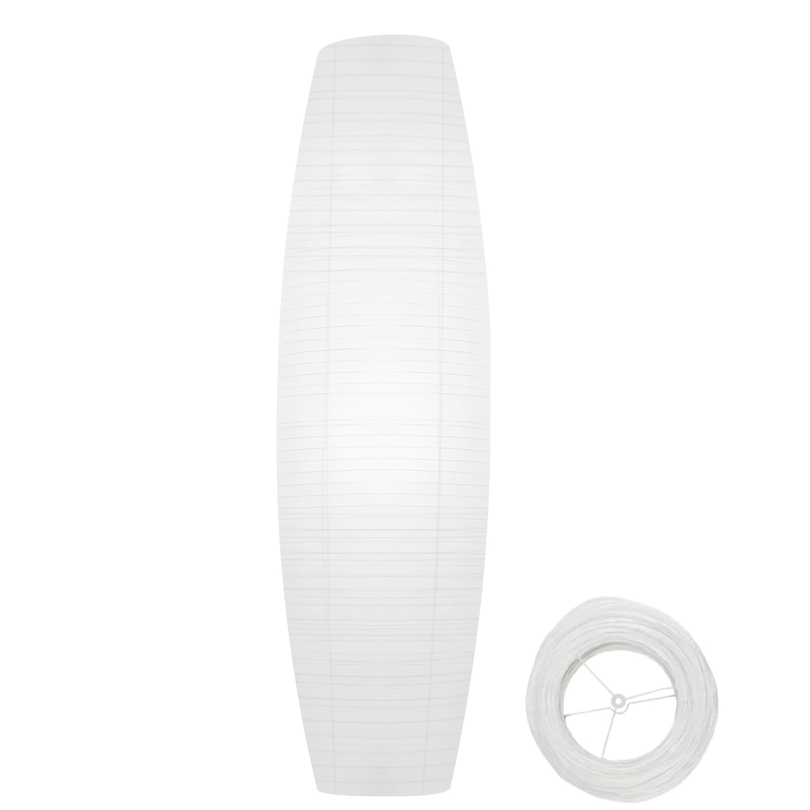 Lámpara de pie de papel de 110 cm, pantalla de lámpara: estilo nórdico, cubierta de luz, pantalla de papel, reemplazo de pantalla, pantalla de pie, repuesto para sala de estar, dormitorio