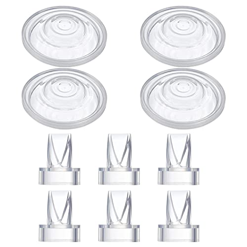 Image of Nanawawa Duckbill Valve and Silicone Diaphragm,Compatible with momcozyS9/S12/S9pro/S12pro/TSRETE,Pump Parts/Accessories (10 Piece Set)