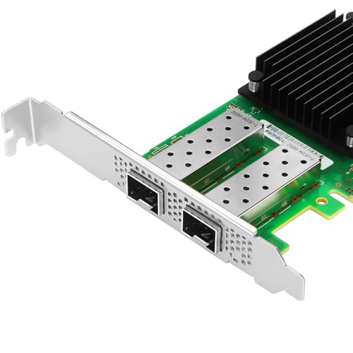 Vogzone 25GBE Dual-Port SFP28 Network Interface Card with Mellanox CONNECTX-5 EN Chipset, PCI Express 3.0 x8 Ethernet Adapter Compare to MCX512A-ACAT