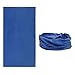 BMC 6pc Dark Solid Color Multifunctional Seamless Head Bandanna Neckwear Scarf