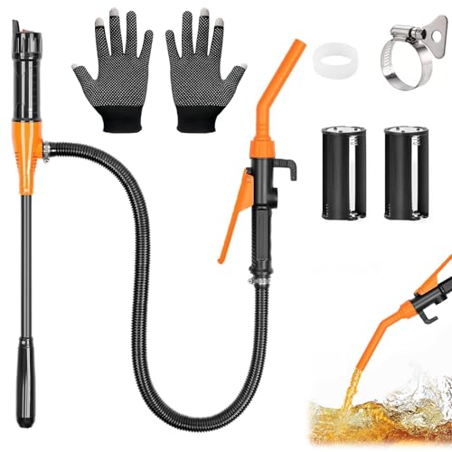 Idota Elektrische Transferpumpe Akku Benzinpumpe für Kanister (Ohne Akku) Benzin Pumpe Elektrisch zum Benzin Diesel Kraftstoffe Tragbare Kraftstoff Umfüllpumpe - Öffnung Durchmesser > 29 mm
