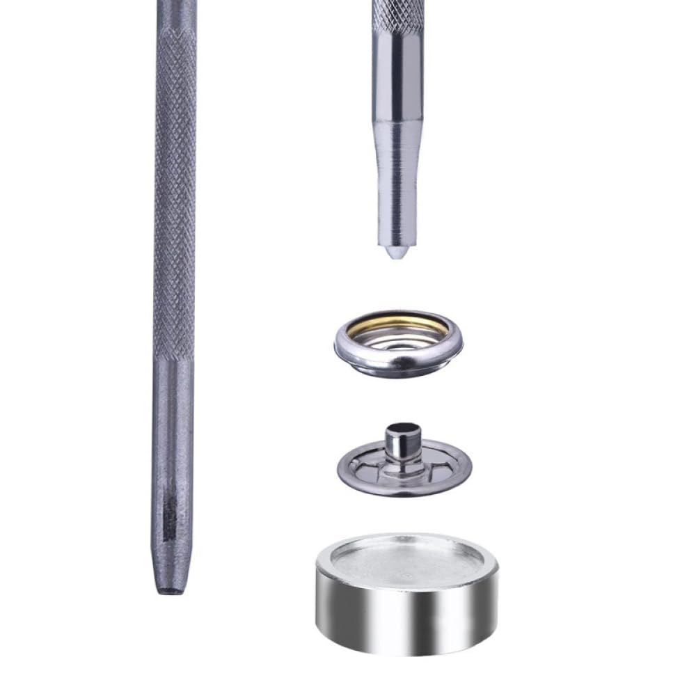 Bottone A Pressione 50 Set Di Bottoni A Pressione In Metallo Con