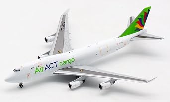 JC Wings 1/400 Complete Air ACT CARGO FOR BOEING B747-400F TC-ACG Diecast Model Aircraft